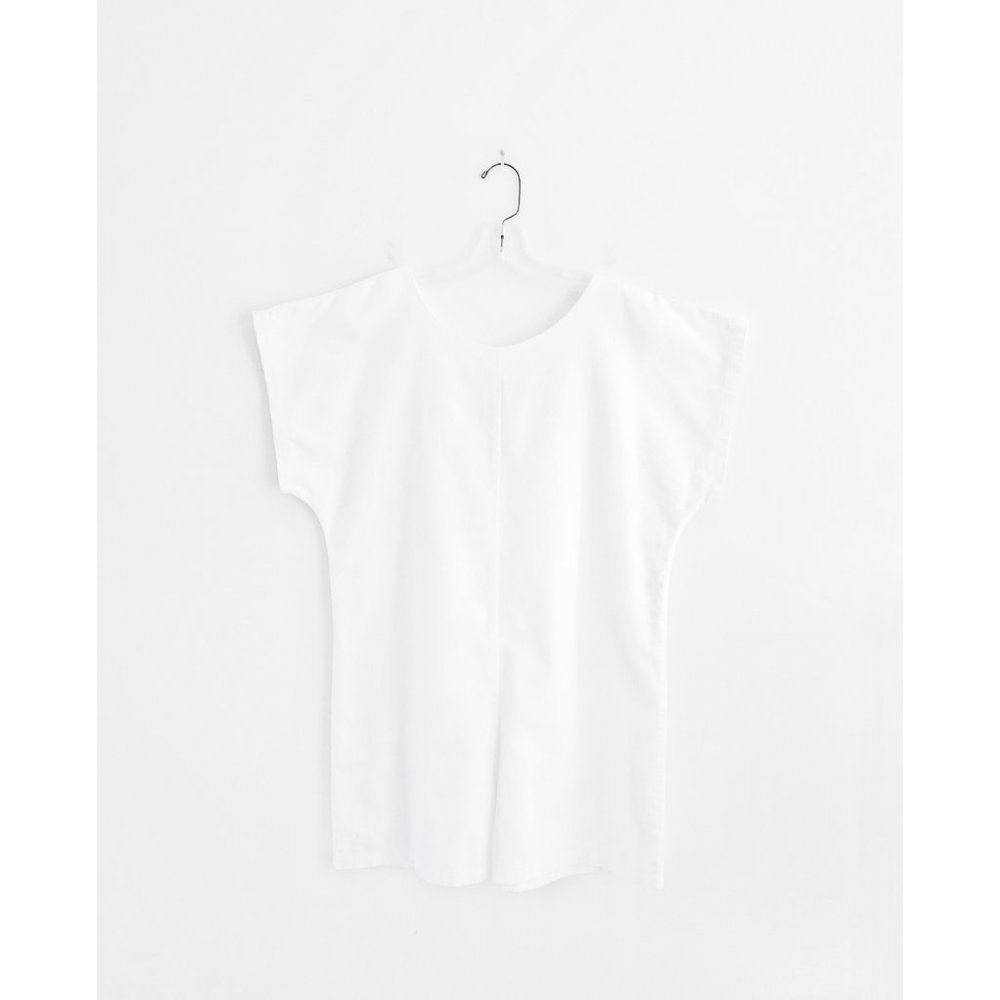 Baserange White Cord Short Sleeve Romper sz XS